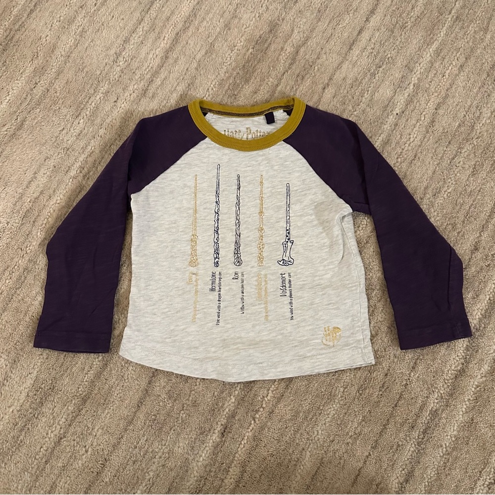 Mini Boden Harry Potter Wand Baseball T 2-3 years
